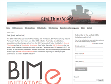 Tablet Screenshot of bimthinkspace.com